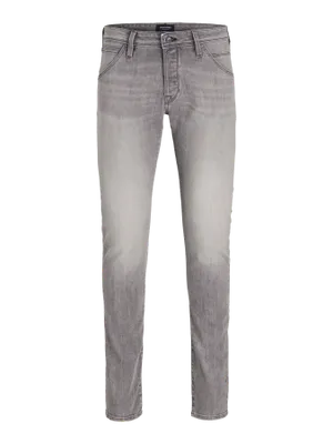 Grå slim fit jeans med stretch - GLENN