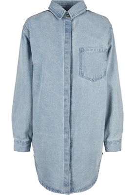 Ladies Oversized Denim Shirt Dress