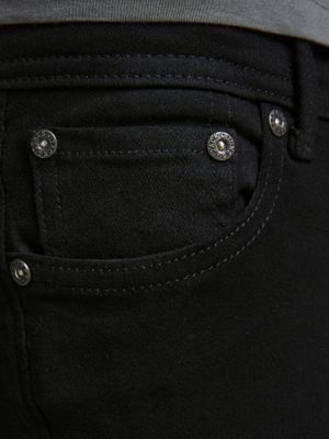Black skinny fit jeans JJ children