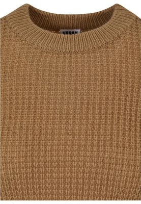 Short Waffle Sweater for Ladies
