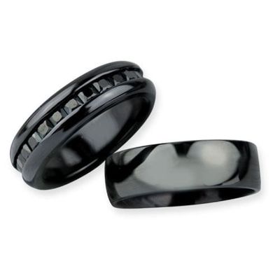 Partner rings Dark Romance stainless steel