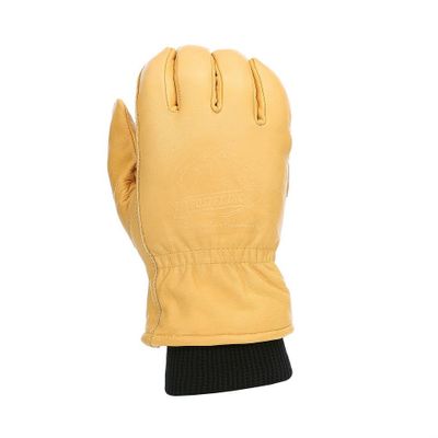 Warm leather gloves