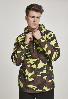 Camo Pull Over Windbreaker