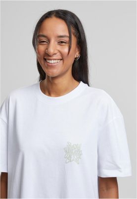 Logo T-shirt i avslappnad stil dam