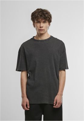Tvättad Ribbad T-shirt