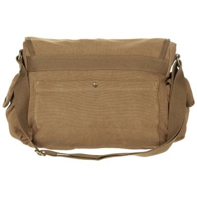 Canvas bag with double buckles