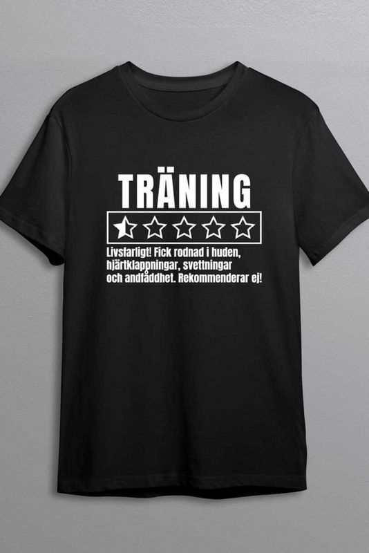 Träning recension - T-shirt