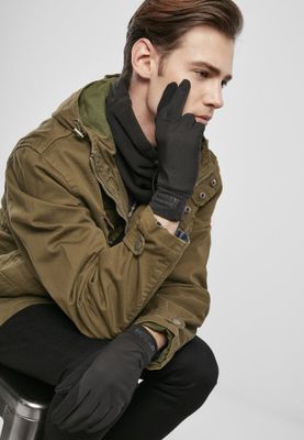 Black finger gloves