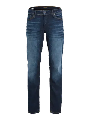 Mörkblå stentvättade jeans herr - CLARK
