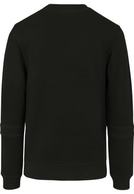 Sweatshirt with knitted fabric