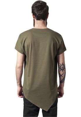 Long t-shirt for men asymmetric