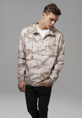 Camo Pull Over Windbreaker
