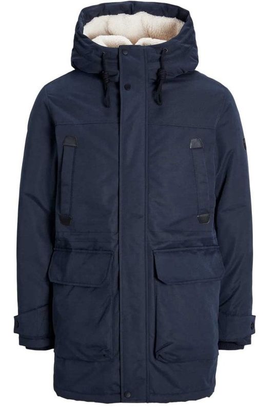 Navy polar parka men