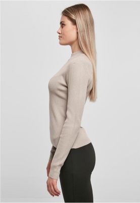 Ladies Rib Knit Turtelneck Sweater