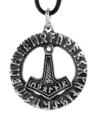 Torshammer medaljon halskæde