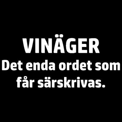 Vinäger