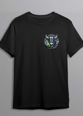 Swedish viking skull tee