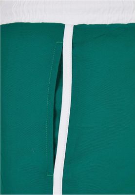 Retro swimming trunks green/white