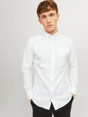 Oxford skjorta slim fit herr