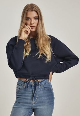 Oversized short raglan shirt