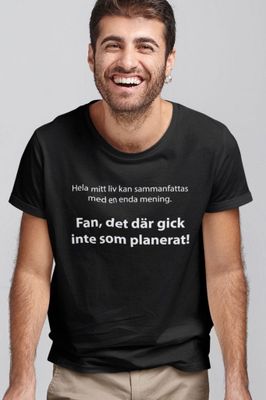 Inte som planerat t-shirt