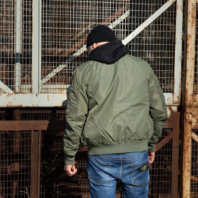 MA-1 unlined bomber jacket