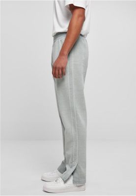 Soft trousers with wide cuffs and slits