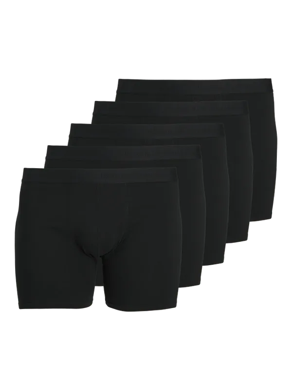 Svarta Boxershorts Plus Size - 5-pack