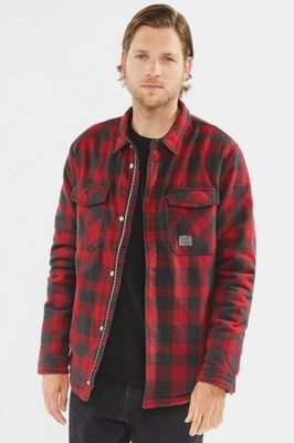 Lumberjack jacket with teddy lining