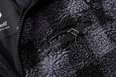 Lumberjack teddy jacket gray/black - men
