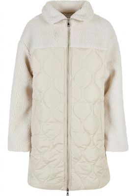 Ladies Oversized Sherpa Quilted Coat