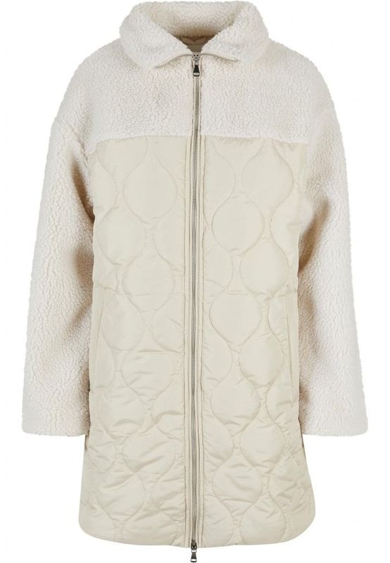 Ladies Oversized Sherpa Quilted Coat