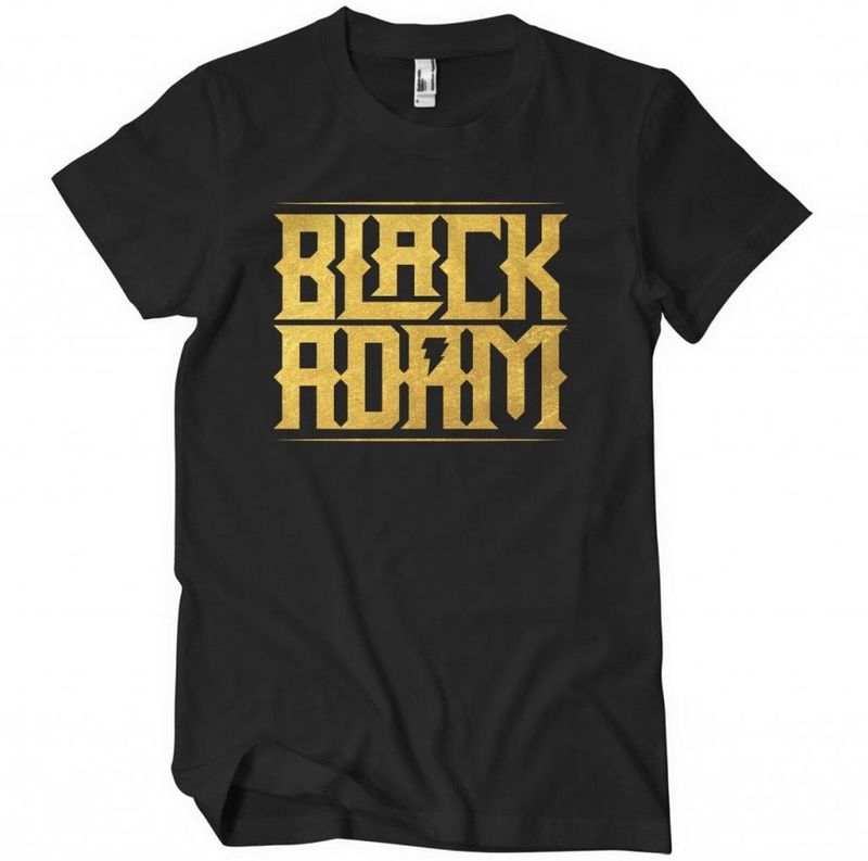 Black Adam Gold Logo T-Shirt