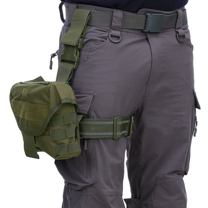 Leg bag pouch