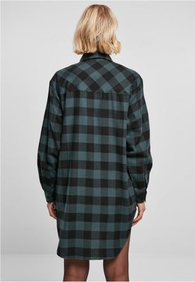 Oversize flannel dress - ladies