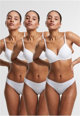 Sömlösa Laserskurna Tanga trosor 3-Pack