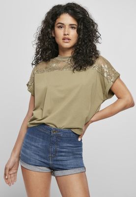 Oversize top with lace