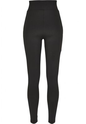 Sort leggings med høj talje