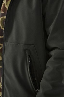 Lined softshell jacket - men