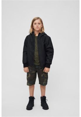 Windbreaker with fleece lining black - Child
