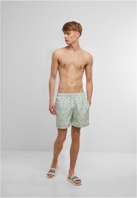Embroidery Swim Shorts frotmint/vintageblue