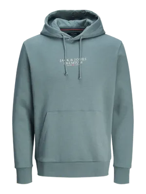 J&J Premium Hoodie med Relieftryck