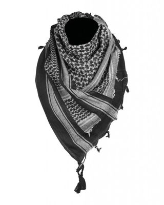 Shemagh svart/vit