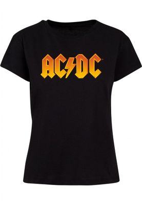 Ladies ACDC - Fire Logo Box Tee