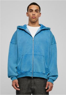 Heavy Sand Washed 90's Zip Hoody