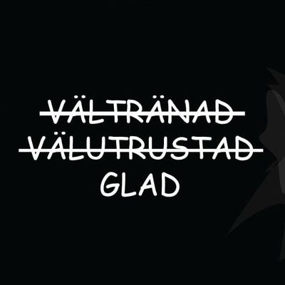 Vältränad välutrustad glad