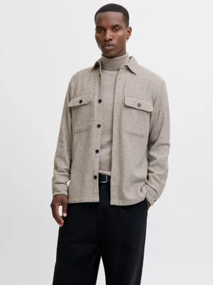 Overshirt med skjortkrage