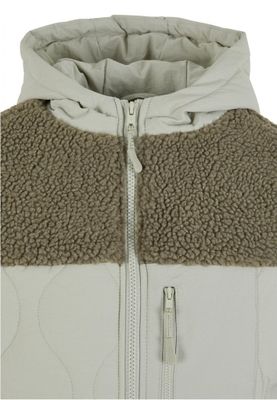 Sherpa Crinkle Nylon Mix Jacket