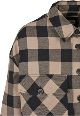 Ladies Flanell Padded Overshirt