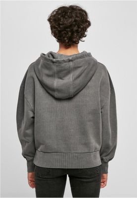 Ladies Heavy Terry Garment Dye Hoody